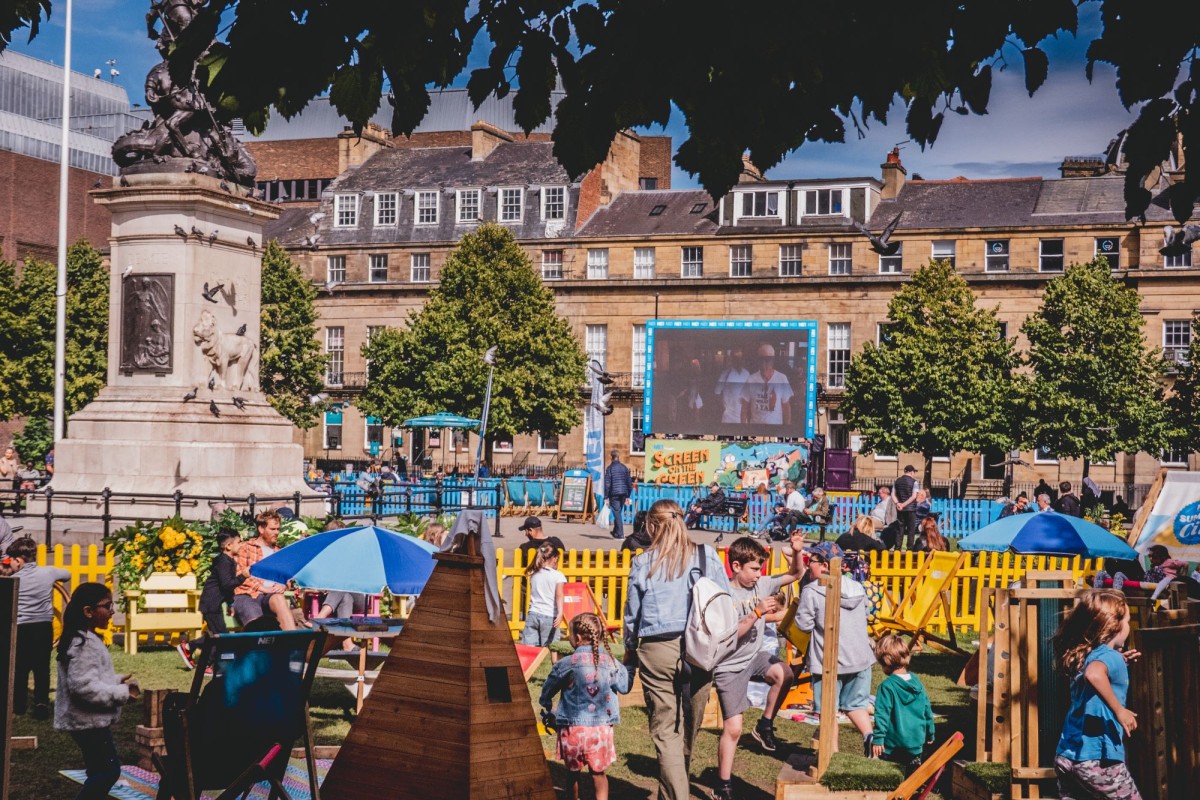 NE1's Screen on the Green at Old Eldon Square